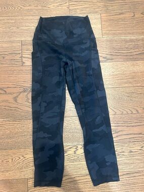 lululemon athletica Navy Black Camo High-Rise Leggings